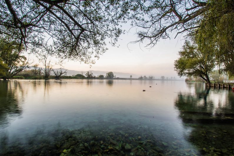 foto del lago e della Riserva